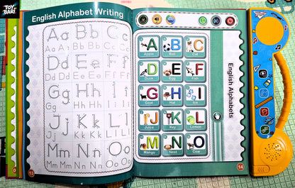 Shikkha Kosh Intelligence Talking Book ৪০-পৃষ্ঠা ৫২+ শিক্ষামূলক বিষয়বস্তু – বাংলা/ইংরেজি/আরবি বর্ণমালা ও শব্দভান্ডার সহ শিশুদের জন্য ইন্টারেক্টিভ শিক্ষণীয় বই