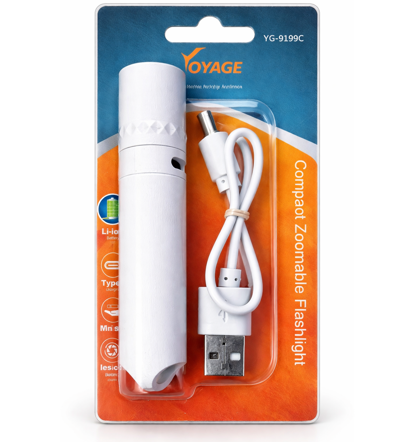 YAGE YG-9199C Compact Zoomable Flashlight